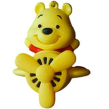 3D PVC Figure Keychain - Winnie the Pooh - Pooh Bear Airplane