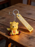 3D PVC Figure Keychain - Winnie the Pooh - Pooh Off-white Hoodie