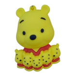 3D PVC Figure Keychain - Winnie the Pooh - Pooh With Mini Poohs