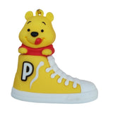 3D PVC Figure Keychain - Winnie the Pooh - Pooh In Yellow Sneaker