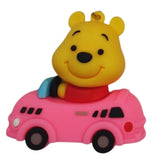 3D PVC Figure Keychain - Winnie the Pooh - Pooh Driving Car