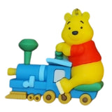 3D PVC Figure Keychain - Winnie the Pooh - Pooh On Train