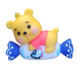 3D PVC Figure Keychain - Winnie the Pooh - Pooh Lying On Candy
