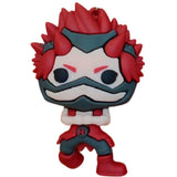 3D PVC Figure Keychain - Academy Of Heroe - Eijiro Kirishima Red Riot