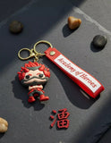 3D PVC Figure Keychain - Academy Of Heroe - Eijiro Kirishima Red Riot