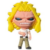 3D PVC Figure Keychain - Academy Of Heroe - All Might True Form Angry