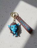 3D PVC Figure Keychain - Avatar - Na'vi Warrior With Spear