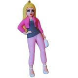 3D PVC Figure Keychain - Barbie - Stereotypical Pink Outfit