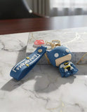 3D PVC Figure Keychain - Batman - Classic Blue Suit