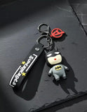 3D PVC Figure Keychain - Batman - Chibi Classic Suit