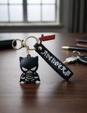 3D PVC Figure Keychain - Batman - Chibi Skeleton