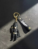 3D PVC Figure Keychain - Batman - Chibi Holding Gun