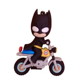 3D PVC Figure Keychain - Batman - Chibi Riding Motorcycle