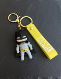 3D PVC Figure Keychain - Batman - Chibi Armored
