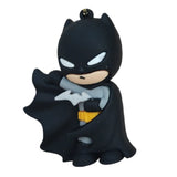 3D PVC Figure Keychain - Batman - Chibi Holding Batarang Variant 2