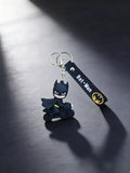 3D PVC Figure Keychain - Batman - Chibi On Motorcycle