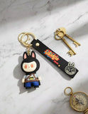 3D PVC Figure Keychain - Batman Labubu - Labubu Casual Batman