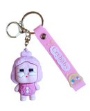 3D PVC Figure Keychain - Bebes Llorones - Crybaby - Dreamy Crying Pink Outfit