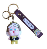 3D PVC Figure Keychain - Bebes Llorones - Crybaby - Lady In Ladybug Outfit