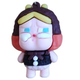 3D PVC Figure Keychain - Bebes Llorones - Crybaby - Dotty Black Top Crying