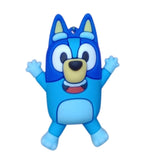 3D PVC Figure Keychain - Bluey - Happy Pose