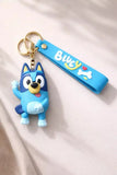 3D PVC Figure Keychain - Bluey - Waving Tongue Out