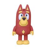 3D PVC Figure Keychain - Bluey - Rusty Red Rocket Superhero