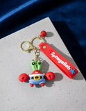 3D PVC Figure Keychain - SpongeBob SquarePants - Mr Krabs Classic Outfit