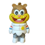 3D PVC Figure Keychain - SpongeBob SquarePants - Sandy Cheeks Diving Suit