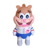 3D PVC Figure Keychain - SpongeBob SquarePants - Sandy Cheeks Astronaut Suit