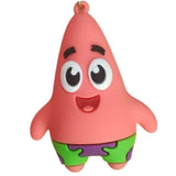 3D PVC Figure Keychain - SpongeBob SquarePants - Patrick Star In Swim Trunks