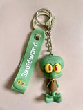 3D PVC Figure Keychain - SpongeBob SquarePants - Squidward Standing Variant 2