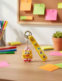 3D PVC Figure Keychain - SpongeBob SquarePants - Spongebob Patrick On Head