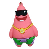 3D PVC Figure Keychain - SpongeBob SquarePants - Patrick Thug Life