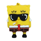 3D PVC Figure Keychain - SpongeBob SquarePants - Spongebob Sunglasses Cigarette