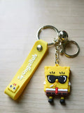 3D PVC Figure Keychain - SpongeBob SquarePants - Spongebob Sunglasses Cigarette