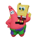 3D PVC Figure Keychain - SpongeBob SquarePants - Spongebob Patrick Piggyback