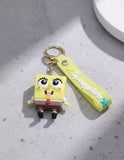 3D PVC Figure Keychain - SpongeBob SquarePants - Spongebob Chibi Happy