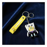 3D PVC Figure Keychain - SpongeBob SquarePants - Emo Spongebob