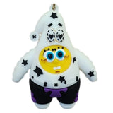 3D PVC Figure Keychain - SpongeBob SquarePants - Patrick In Spongebob Pajamas