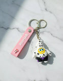 3D PVC Figure Keychain - SpongeBob SquarePants - Patrick In Spongebob Pajamas