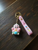 3D PVC Figure Keychain - SpongeBob SquarePants - Baby Patrick With Bottle