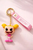 3D PVC Figure Keychain - Cartoon Dee Dee El Laboratorio De Dexter - Dee Dee Pink Dress