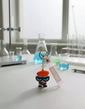 3D PVC Figure Keychain - Cartoon El Laboratorio De Dexter - Dexter Arms Crossed