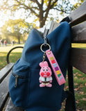 3D PVC Figure Keychain - Cartoon Richardson Watterson - Richard Watterson Shirt Tie
