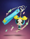 3D PVC Figure Keychain - Powerpuff Girls - Bubbles Classic Look