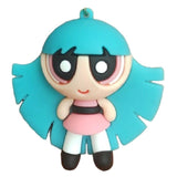 3D PVC Figure Keychain - Powerpuff Girls - Bunny Pink Dress