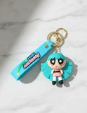3D PVC Figure Keychain - Powerpuff Girls - Bunny Pink Dress