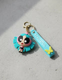 3D PVC Figure Keychain - Powerpuff Girls - Bliss Long Blue Hair