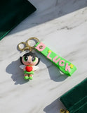3D PVC Figure Keychain - Powerpuff Girls - Buttercup Angel Holding Heart